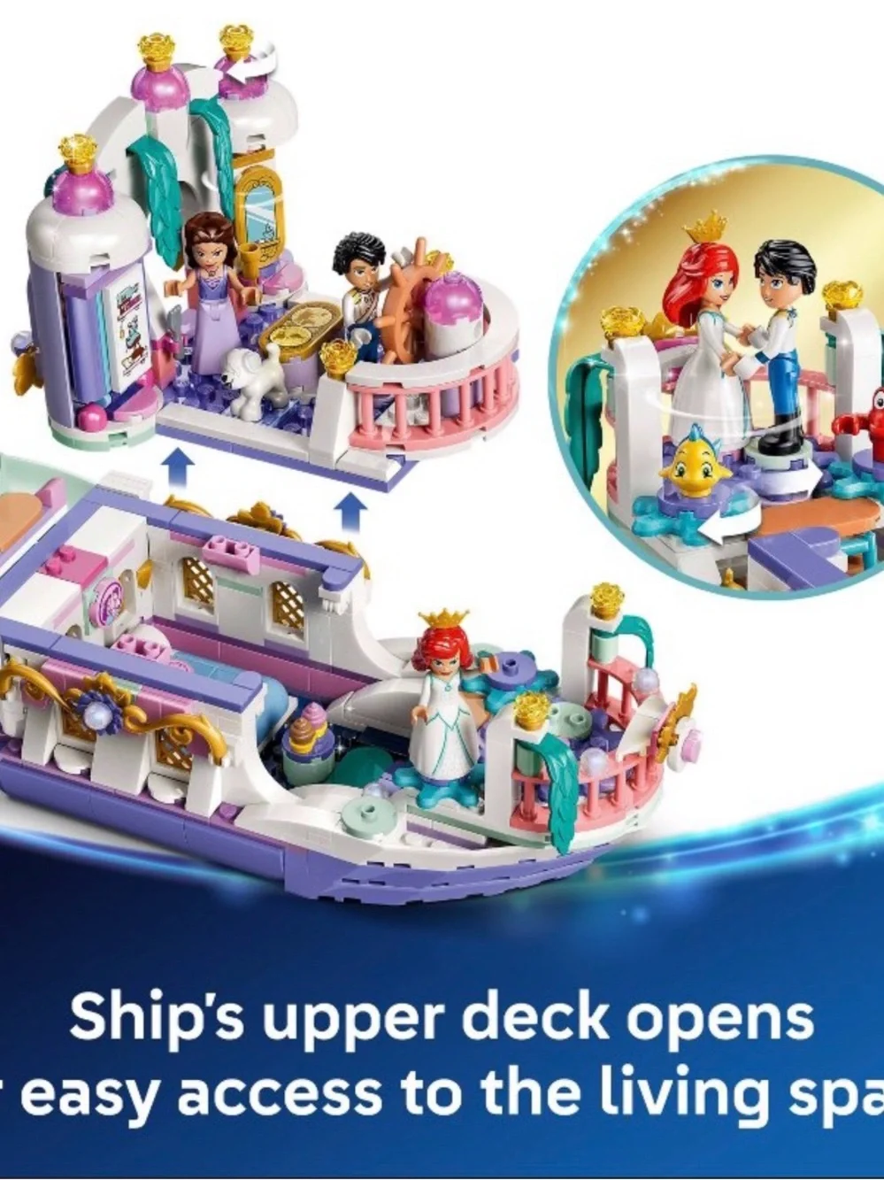 NWT LEGO Disney Princess Ariel’s Royal Wedding Boat 43299